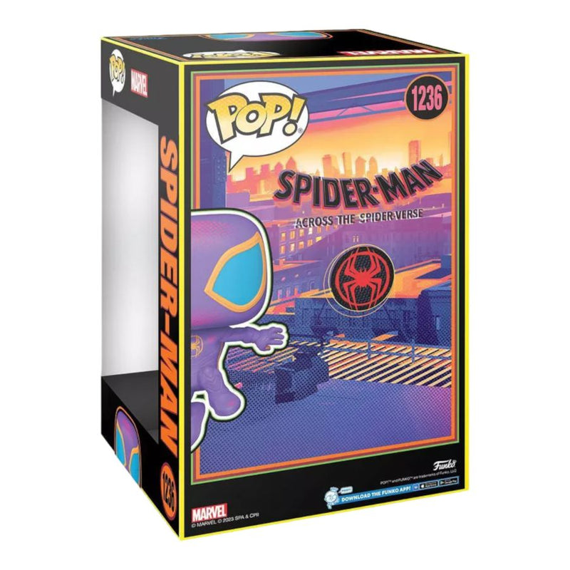 Spider-Man: Across the Spider-Verse - Spider-Man Blacklight 10" Pop! Vinyl [RS]