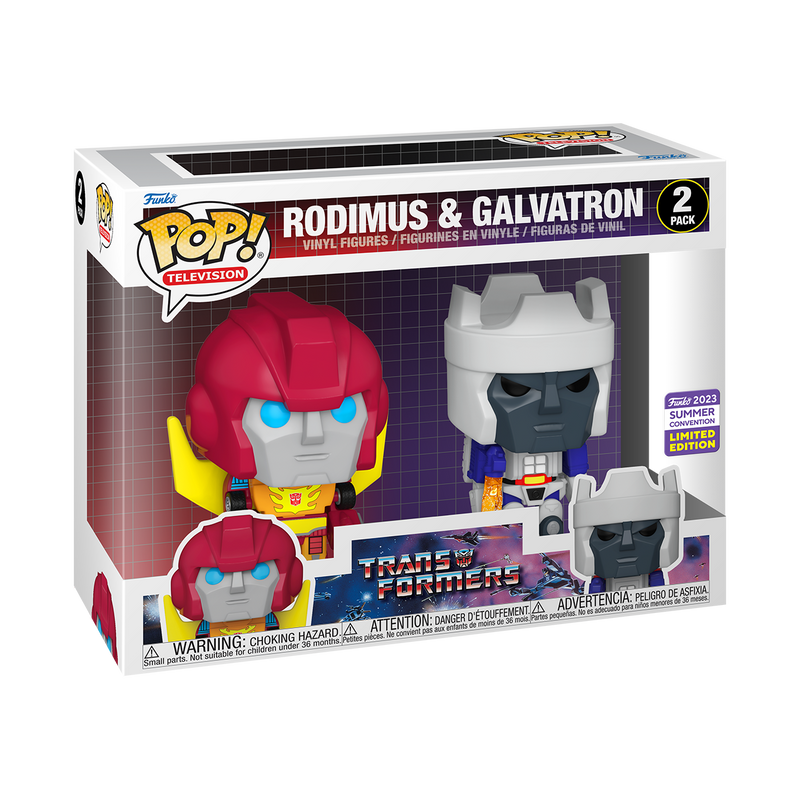 Transformers - Rodimus & Galvatron SDCC 2023 Pop! 2 -Pack