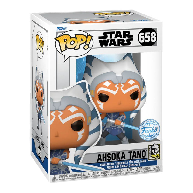 Star Wars: Clone Wars - Ahsoka Tano 20th Anniversary Pop! Vinyl [RS]