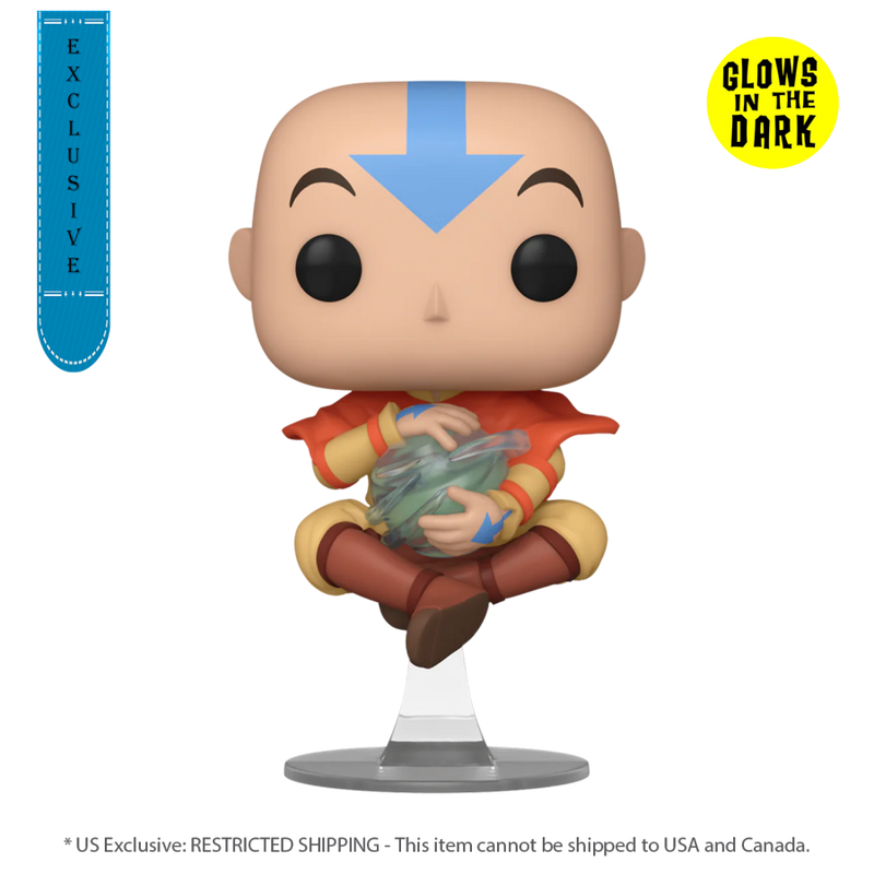 Avatar the Last Airbender - Aang (Floating) Glow Pop! Vinyl [RS]
