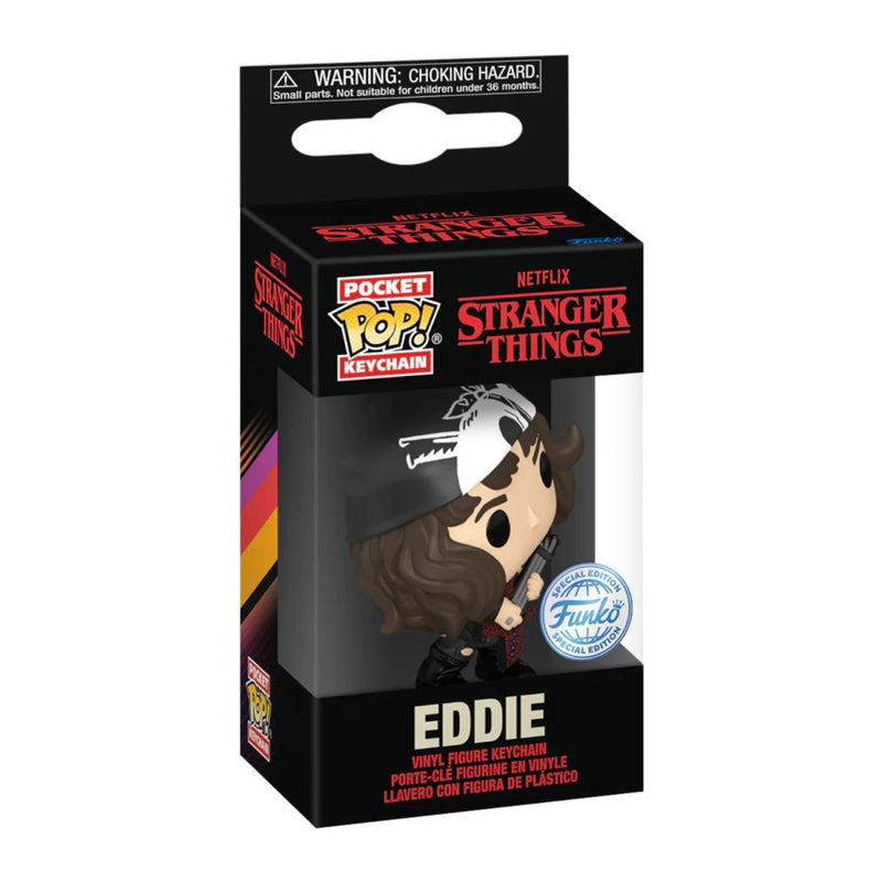 Stranger Things - Eddie with Guitar Pocket Pop! Keychain [RS]