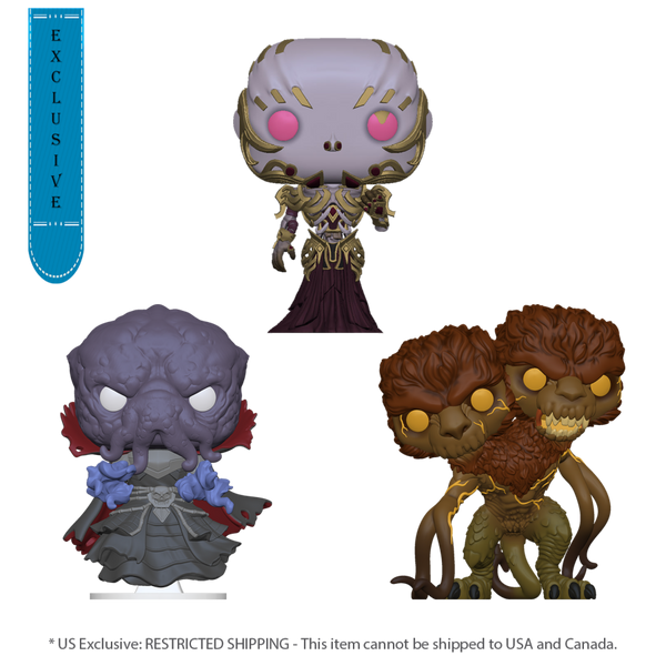 Dungeons & Dragons - Vecna, Mind Flayer & Demogorgon Pop! Vinyl 3-Pack [RS]