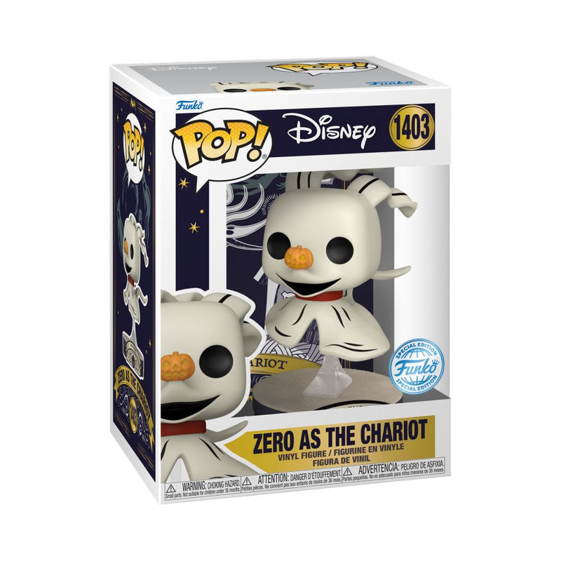 The Nightmare Before Christmas - Zero as the Chariot Pop! Vinyl [RS]