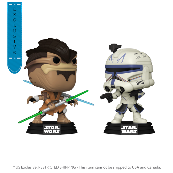 Star Wars: Clone Wars - Pong Krell Vs Captain Rex Pop! 2-Pack [RS]