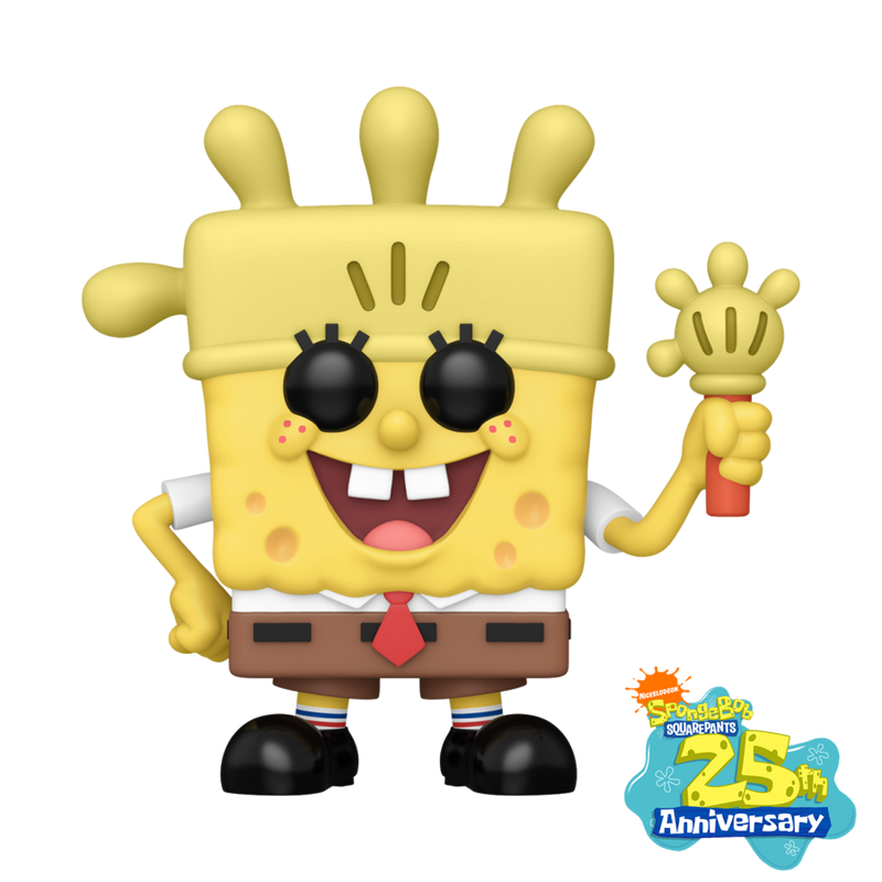 Spongebob: 25th Anniversary - Glove World Spongebob Pop! Vinyl