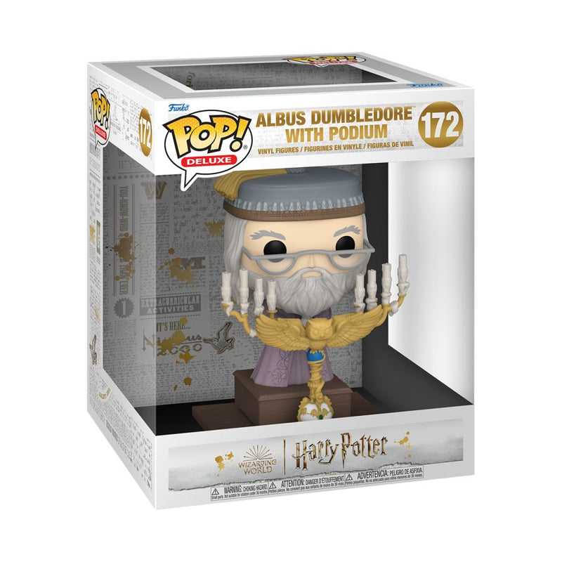 Harry Potter - Albus Dumbledore with Podium Pop! Deluxe