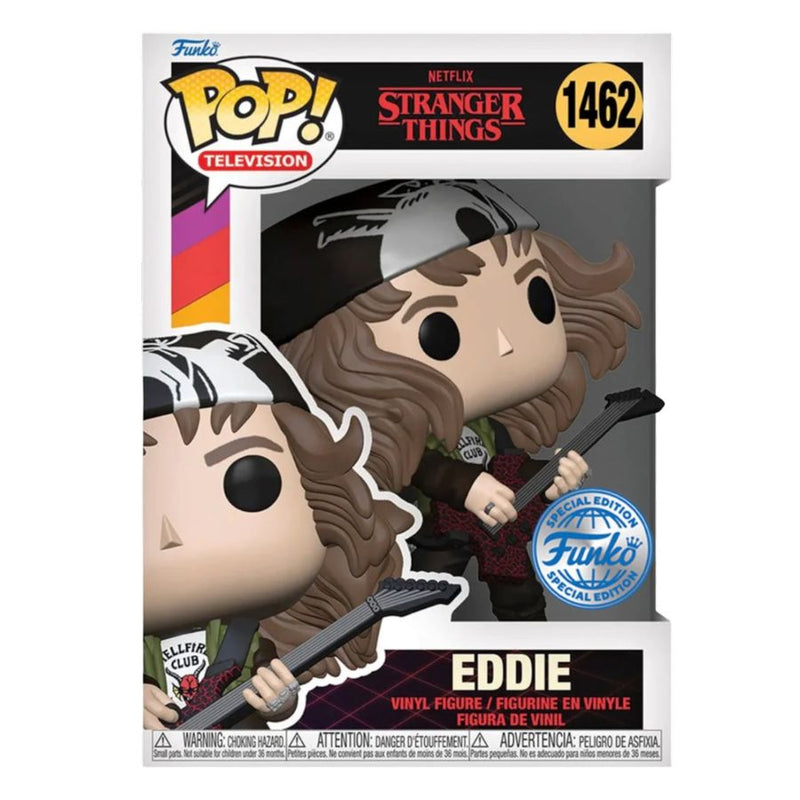 Stranger Things - Hunter Eddie with Guitar Metallic Pop! Vinyl [RS]