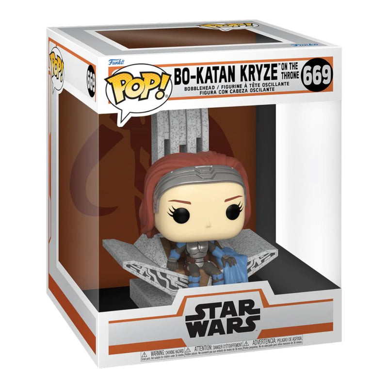 Star Wars: The Mandalorian - Bo-Katan Kryze on Throne Pop! Deluxe