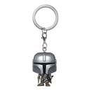 Star Wars: The Mandalorian - Mandalorian with Darksaber Pocket Pop! Keychain