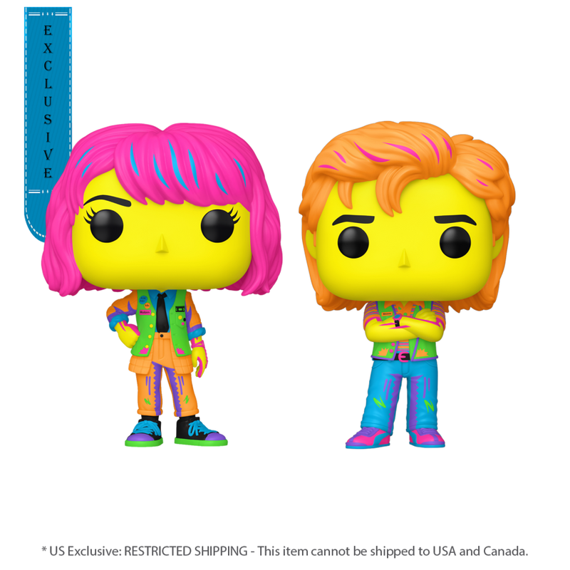 Stranger Things - Robin & Steve Blacklight Pop! Vinyl 2-Pack [RS]