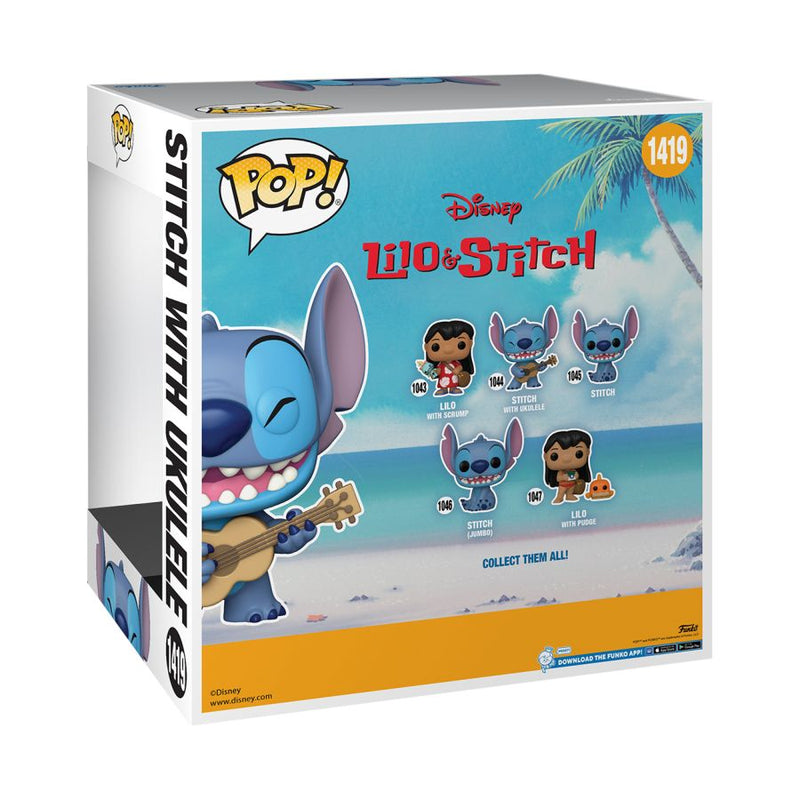 Lilo & Stitch - Stitch with Ukelele 10" Pop! Vinyl [RS]