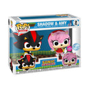 Sonic - Shadow & Amy Rose Flocked Pop! Vinyl 2-Pack [RS]