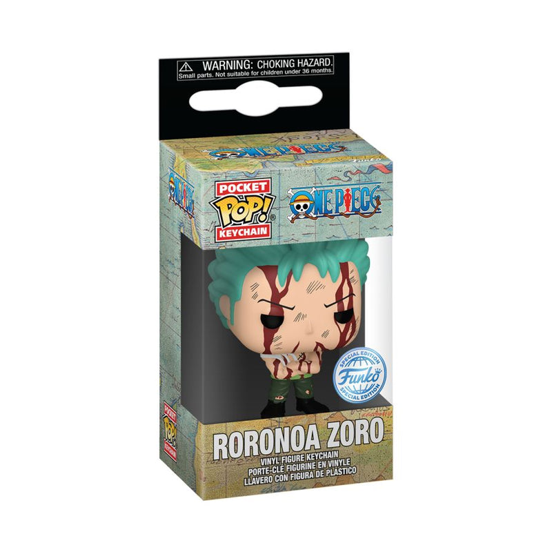 One Piece - Roronoa Zoro "Nothing Happened" Pocket Pop! Keychain [RS]