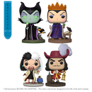 Disney: Villains - US Exclusive Glow Pop! Vinyl 4-Pack [RS]