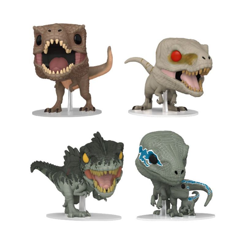 Jurassic World 3 - Dinosaur Pop! Vinyl 4-Pack [RS]