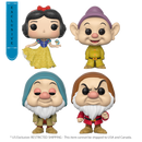 Snow White - Snow White, Dopey, Sleepy, Grumpy Diamond Glitter Pop! 4-Pack [RS]