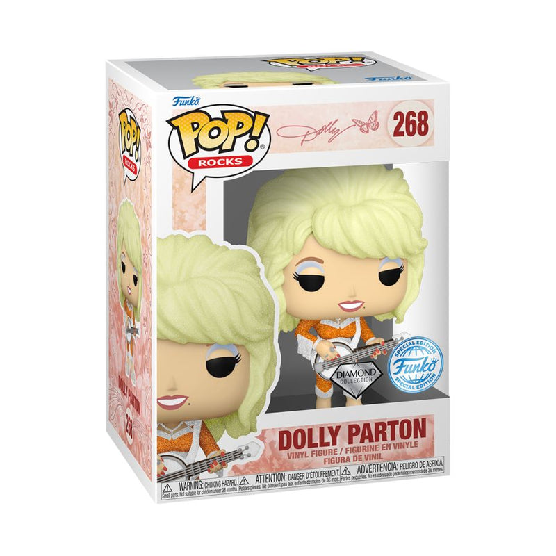 Dolly Parton - Dolly Parton with Guitar Diamond Glitter Pop! Vinyl [RS]