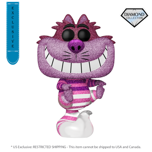 Alice in Wonderland - Cheshire Cat Diamond Glitter Pop! Vinyl [RS]