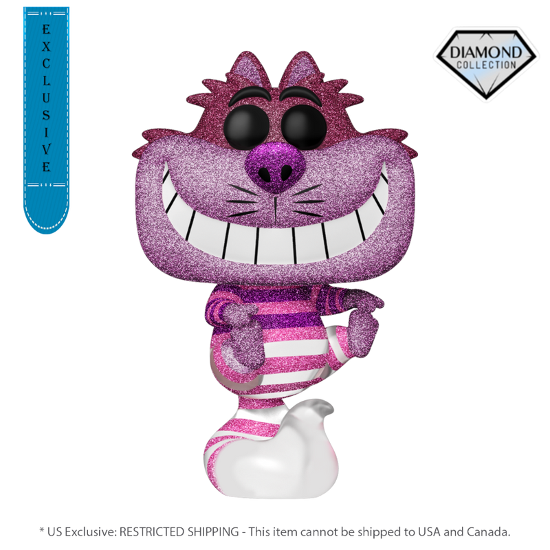 Alice in Wonderland - Cheshire Cat Diamond Glitter Pop! Vinyl [RS]