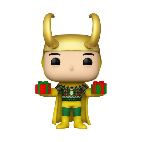 Marvel Comics - Loki with Sweater Holiday Metallic Pop! Vinyl [RS]