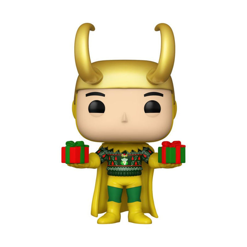 Marvel Comics - Loki with Sweater Holiday Metallic Pop! Vinyl [RS]