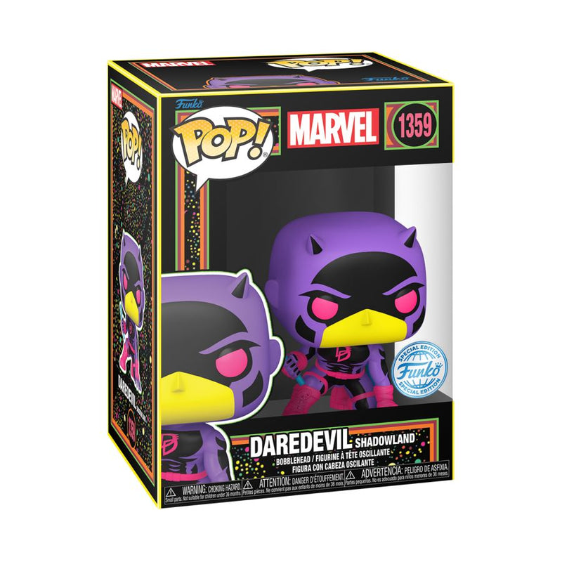 Marvel Comics - Daredevil (Shadowlands) US Exclusive Blacklight Pop! Vinyl [RS]