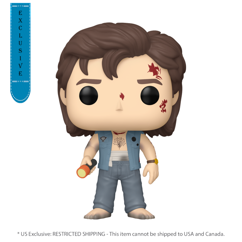 Stranger Things - Steve (Battle Damage) US Exclusive Pop! Vinyl [RS]