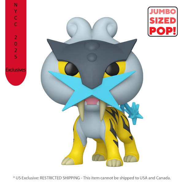 Pokemon - Raikou 10" Pop! Vinyl 2025 NYCC Exclusive