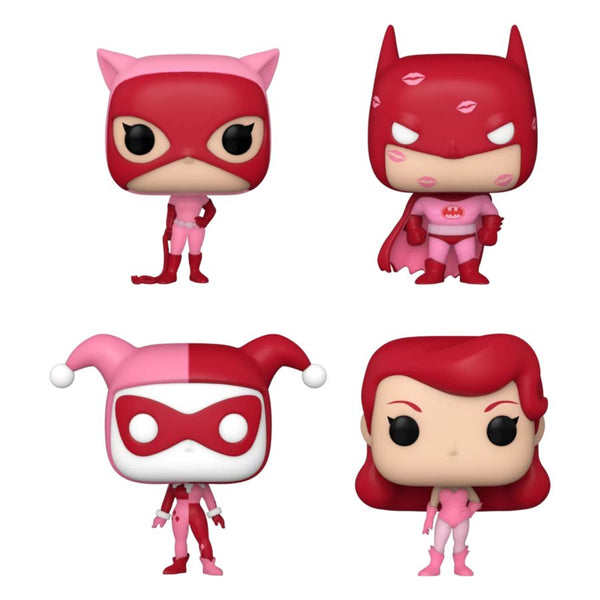 DC Comics - Valentines Pink Pocket Pop! 4-Pack Heart Box [RS]