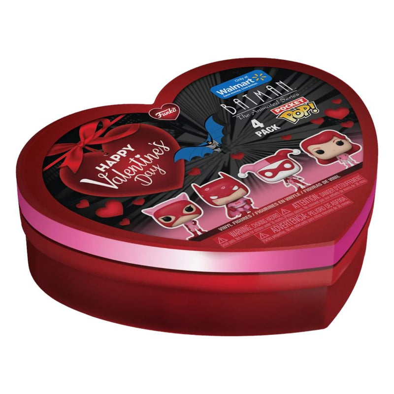 DC Comics - Valentines Pink Pocket Pop! 4-Pack Heart Box [RS]