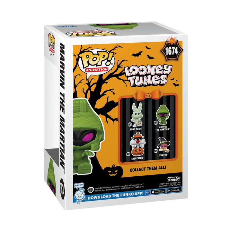 Looney Tunes: Halloween - Marvin the Martian as Mummy Glow Pop! Vinyl [RS]
