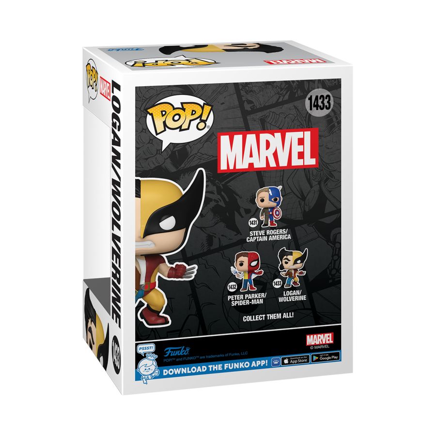Marvel Comics - Wolverine/Logan Split Pop! Vinyl