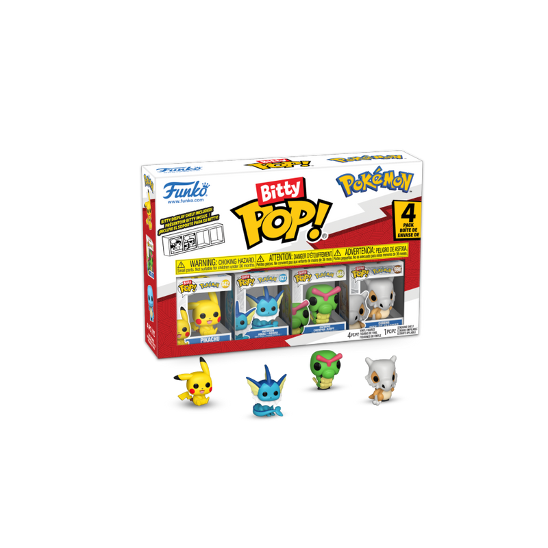 Pokemon - Pikachu Bitty Pop! 4-Pack
