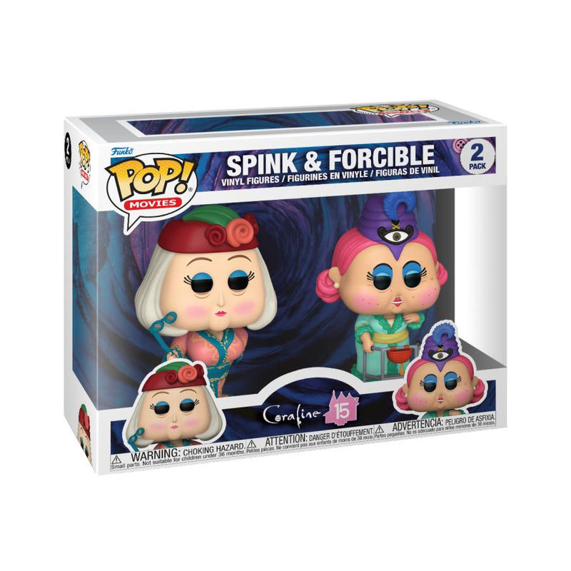 Coraline: 15th Anniversary - Spink & Forcible Pop! Vinyl 2-Pack