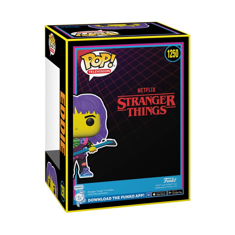 Stranger Things - Eddie with Guitar Blacklight Pop! Vinyl [RS]