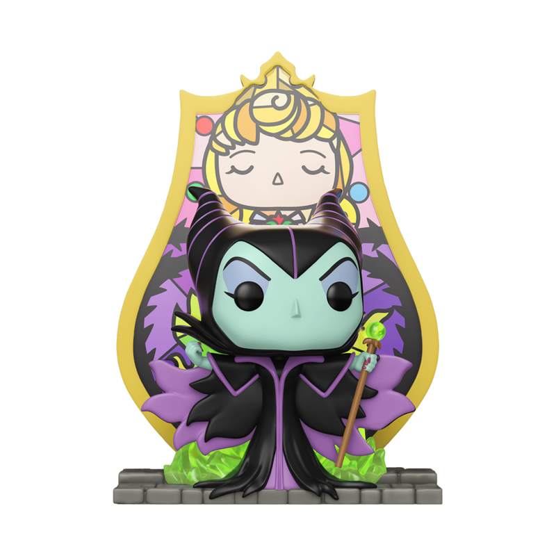 Disney: Villains - Maleficent (Stained Glass) Pop! Deluxe