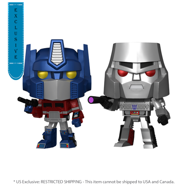 Transformers: G1 - Optimus Prime & Megatron Metallic Pop! Vinyl 2 -Pack [RS]
