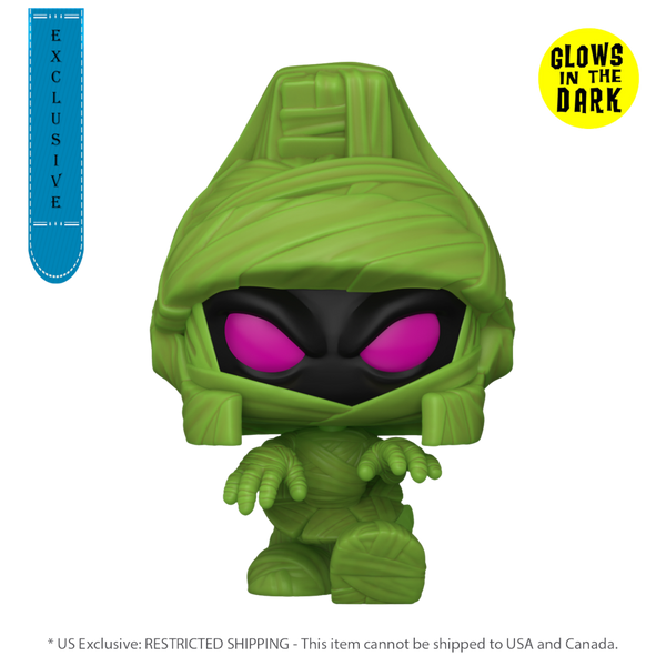 Looney Tunes: Halloween - Marvin the Martian as Mummy Glow Pop! Vinyl [RS]