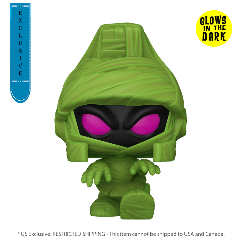 Looney Tunes: Halloween - Marvin the Martian as Mummy Glow Pop! Vinyl [RS]