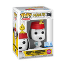 Peanuts - Snoopy with Woodstock Flocked Pop! Vinyl Vinyl [RS]