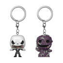 The Nightmare Before Christmas - Jack  Skellington & Oogie Boogie Pop! Keychain (2 Pack)
