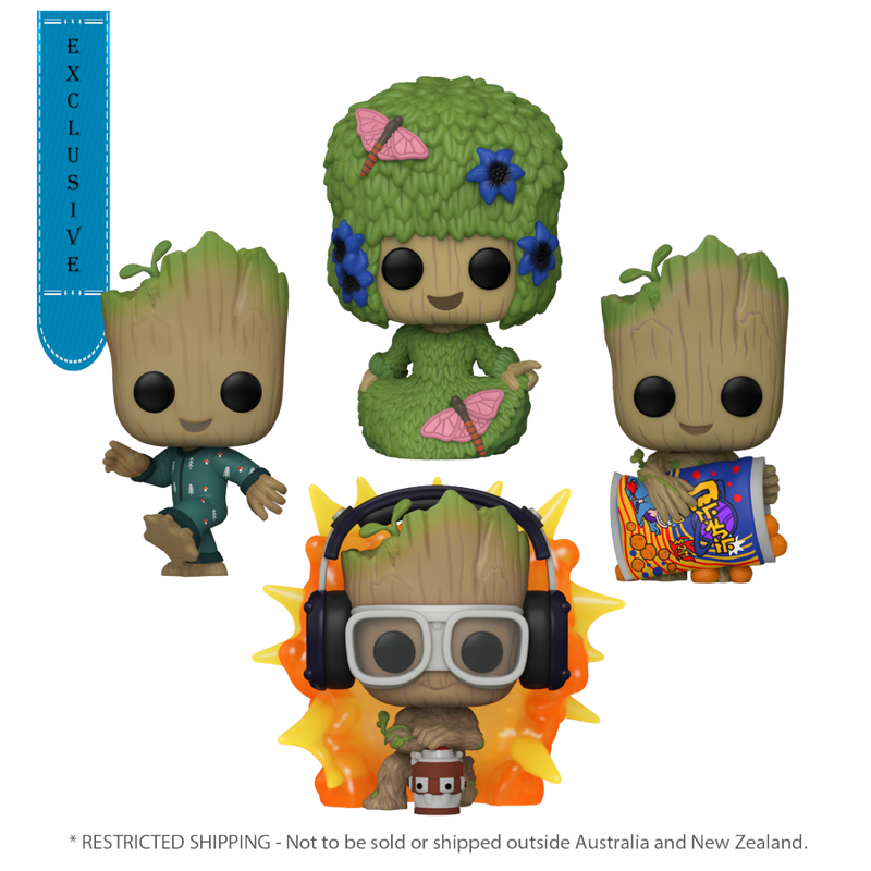 I Am Groot - I Am Groot Glow Pop! Vinyl 4-Pack [RS]