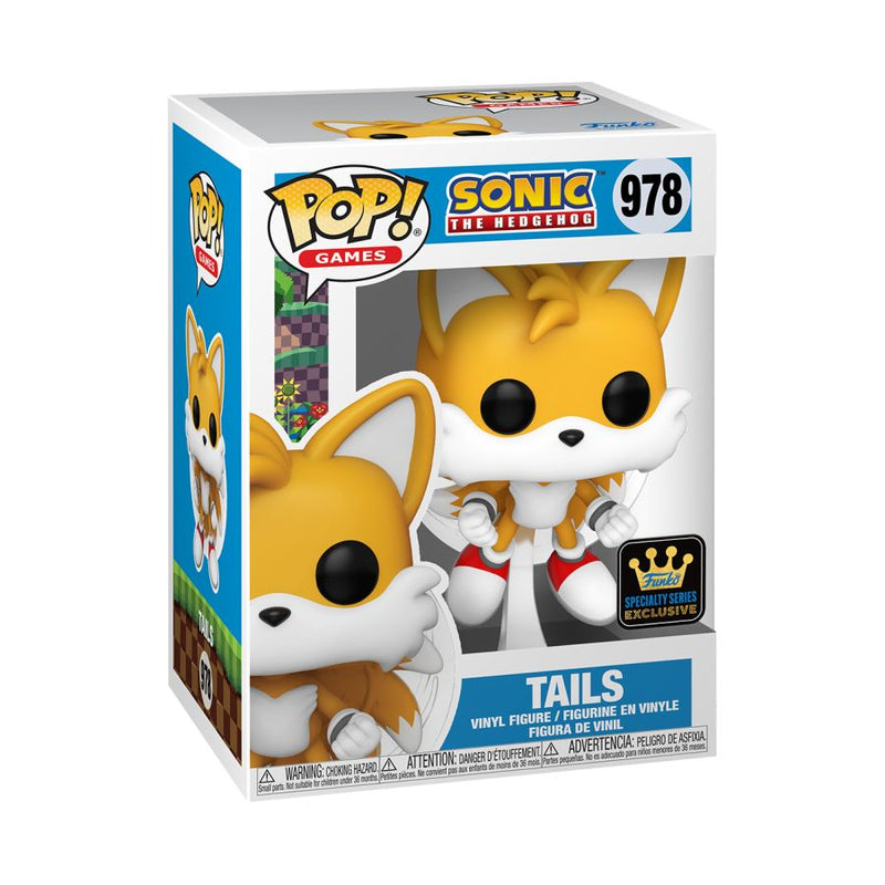 Sonic the Hedgehog - Tails (Flying) (with chase) US Exclusive Pop! Vinyl [RS]