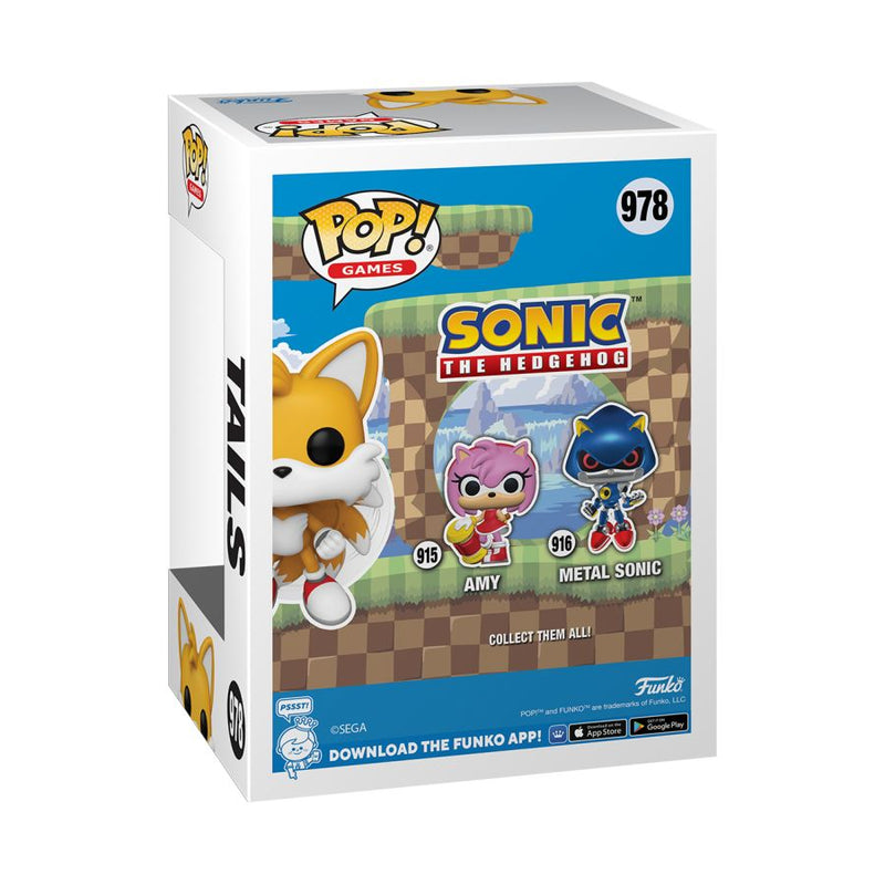 Sonic the Hedgehog - Tails (Flying) (with chase) US Exclusive Pop! Vinyl [RS]