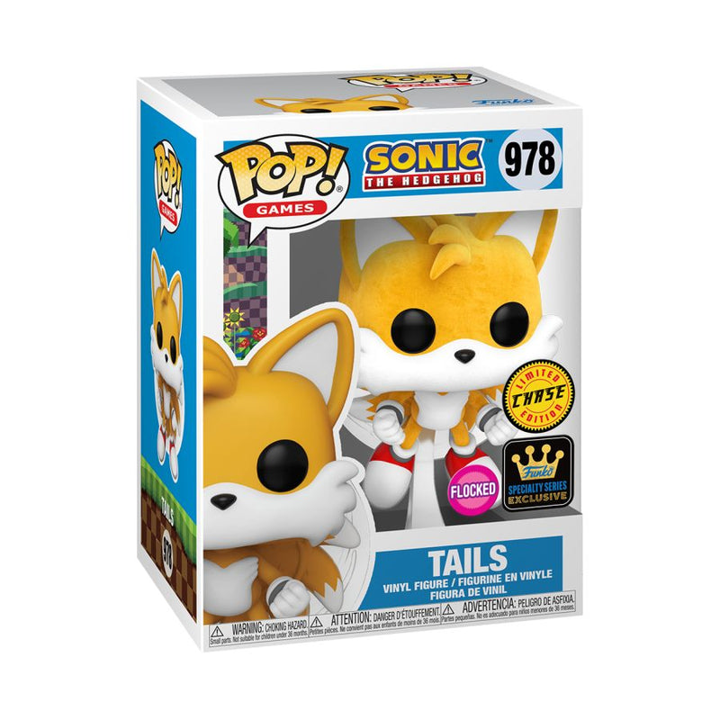 Sonic the Hedgehog - Tails (Flying) (with chase) US Exclusive Pop! Vinyl [RS]