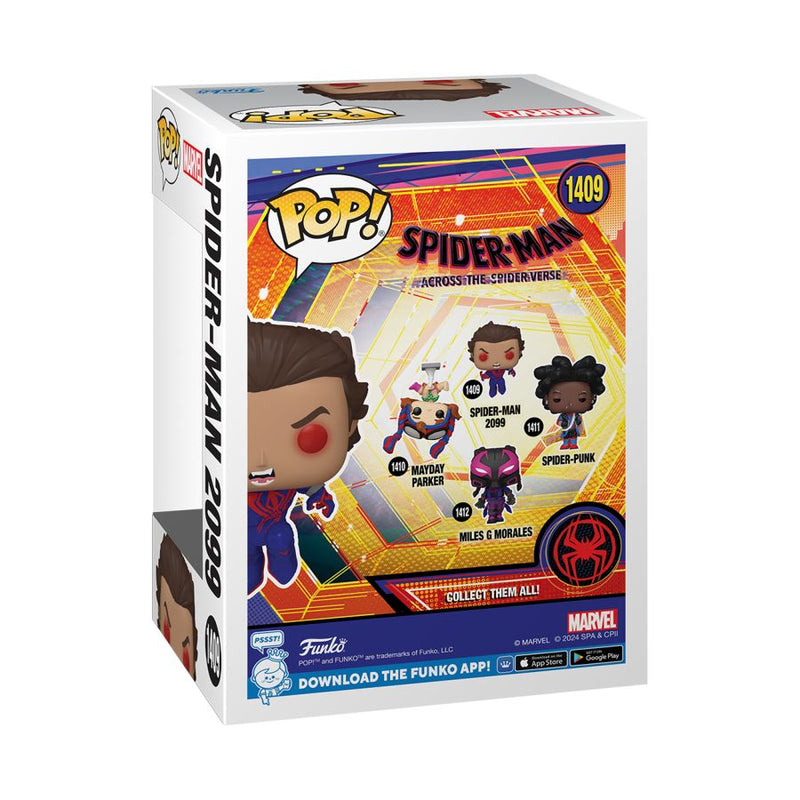 Spider-Man: Across the Spider-Verse - Spiderman 2099 (Unmasked) Pop! Vinyl