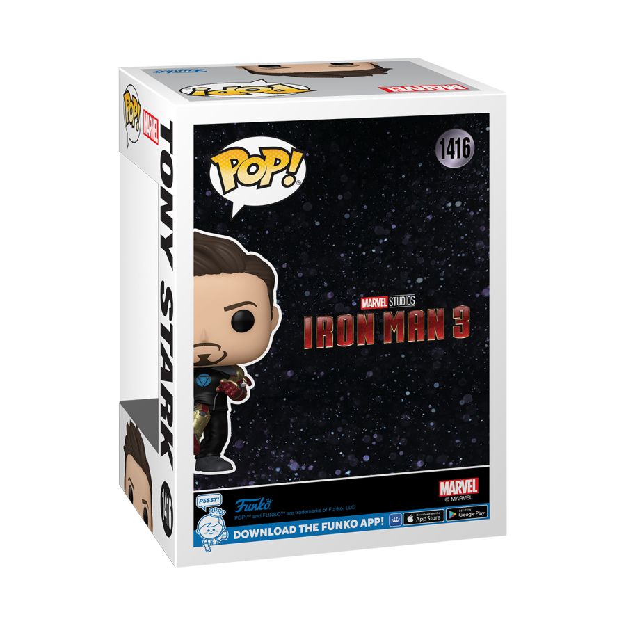 Iron Man 3 Iron Man Mk 42 Glow Pop Vinyl RS