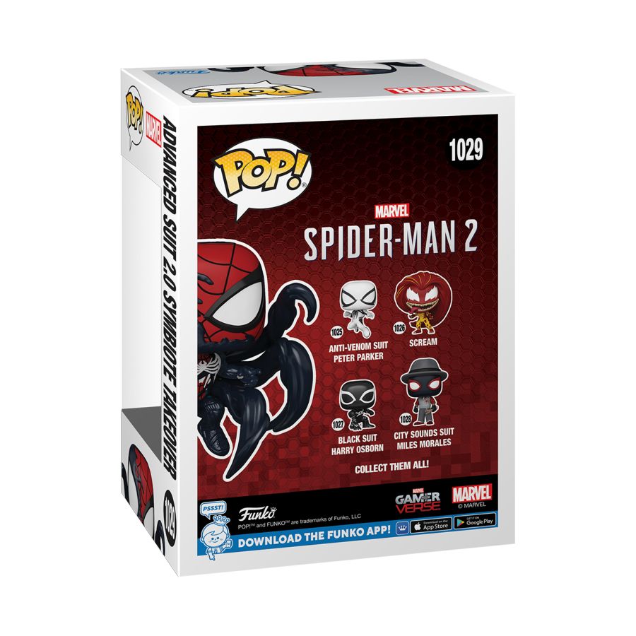 Spider-Man 2 (VG 2023) - Advanced Suit 2.0 (Symbiote Takeover) Pop! Vi