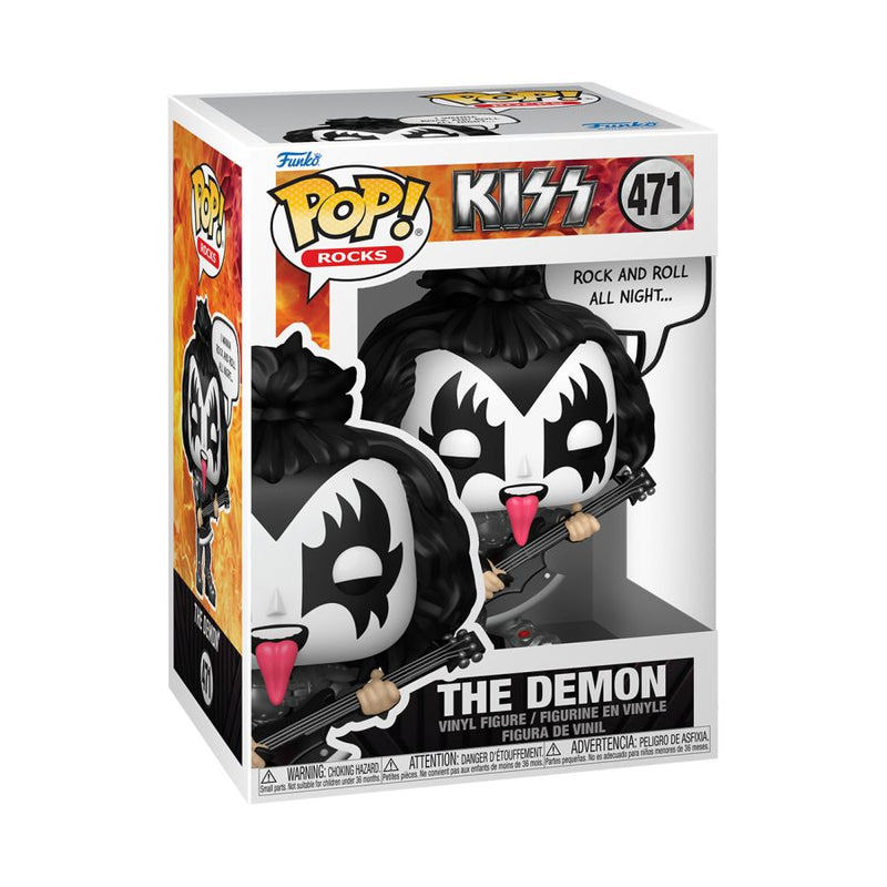 KISS - The Demon (Rock & Roll All Night) Pop! Vinyl Sayings