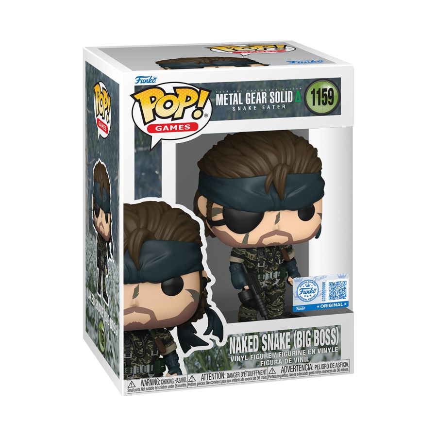 L GEAR SOLID: SNAKE EATER 販促ＰＯＰ FUNKO POP! METAL GEAR SOLID SNAKE EATER (NAKED SNAKE) 1053